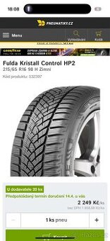 Pneumatiky 216/65 R16