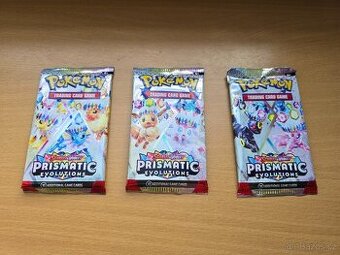 Pokemon Prismatic Evolutions BOOSTER PACK (3x)