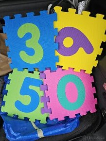 Puzzle dětská podložka na zem s čísly - 1