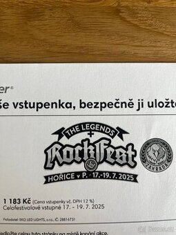 RockFest Hořice v P. 17.-19.7.2025