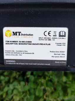 Ducati koloběžka