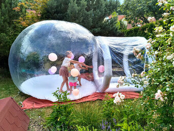 Bubble house - balónkový dům, nový, komplet včetně fukaru