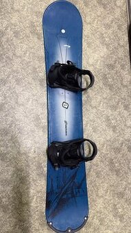 Snowboard CrazyCreek 151cm s vázáním Nidecker