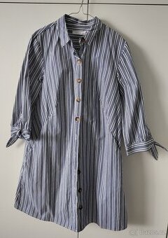 Pruhované košilové šaty Reserved, vel. 38