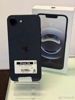 iPhone 16e - 128GB - NOVÁ - 12M ZÁRUKA