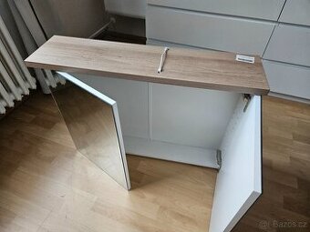 Zrcadlová skříňka Naturel Stilla + LED 80x60 cm