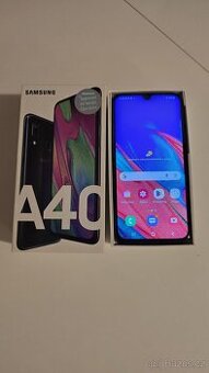 Mobilní telefon Samsung Galaxy A40, 4GB/64GB, výborný stav