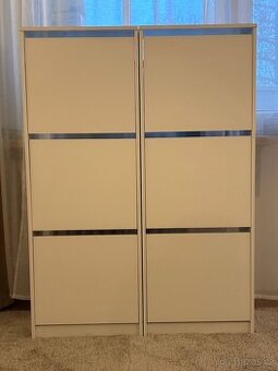 Botník se 3 přihrádkami Ikea BISSA 2 kusy