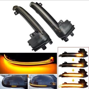Dynamické led blinkry Audi A3, A4, A5, A6, A8, Q3