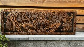 Plastický měděný obraz z Mexika