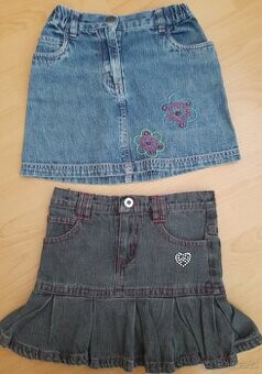 Dvě sukně 5-6 let- Lindex aGirl2Girl