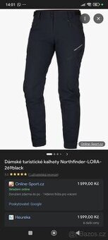 Nortfinder zateplené softshellové kalhoty