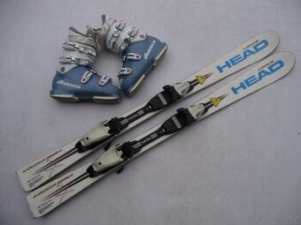 205. Detske lyže HEAD - 120cm + boty NORDICA 36 eu- SET
