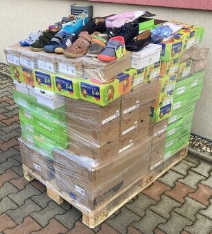 Paleta k dalšímu prodeji - Nové boty BareFoot