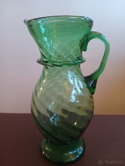 Retro skleněný džbán