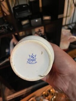 Elegantní retro váza Royal Porzellan – německý porcelán