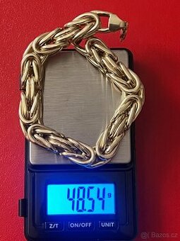 Zlato / zlatý náramek královská vazba 14k