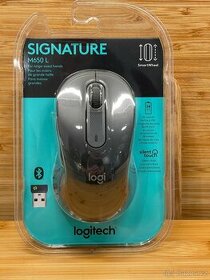 bezdrátová myš Logitech M650L, silent, jnová zár. fak. 2025+