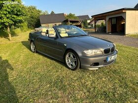 BMW e46, cabrio, TOP krasné, 150 tis km