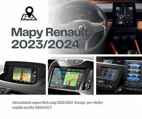Navigace Renault mapa 2023/24 SD karta 11.05 aktualizace