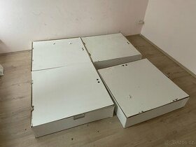 Postel - úložné bedny na věci pod postel. Praha 8 - 1