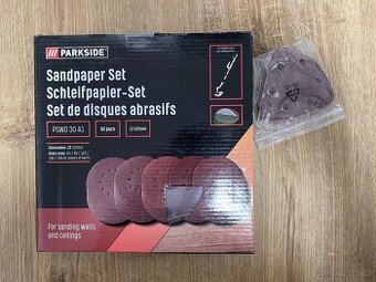 Parkside sada brusných papírů PSWD 30