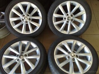 alu kola 5x100 r16 original škoda 215/45r16