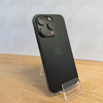 iPhone 15 Pro 256GB, černý, eSIM (12 měsíců záruka)