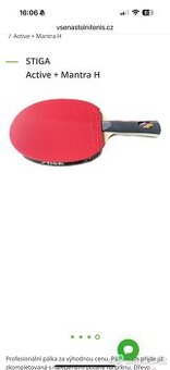 Pálka na stolní tenis