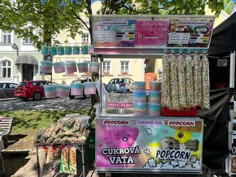 Nabízím pronájem cukrové vaty a popcornu tak