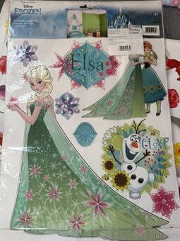 Velké samolepky na zeď - Frozen - Ledové království