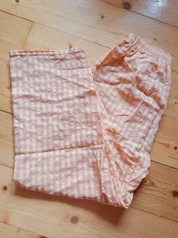 Dámské letní gingham kalhoty