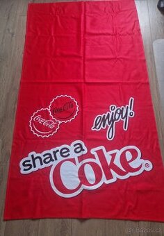Krásný nový froté ručník Coca Cola