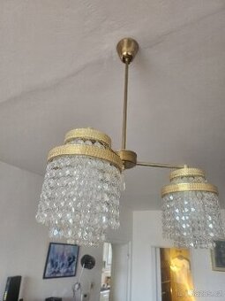 Trojramenný Křišťálový Lustr