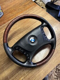 Volant BMW E39 /E38 /E53 dřevo dekor volant