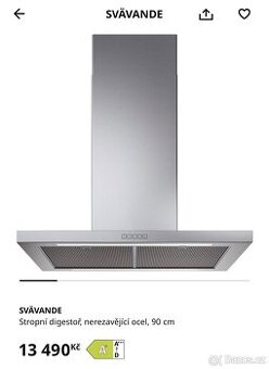 Stropní digestoř Svävande (Ikea) - 1