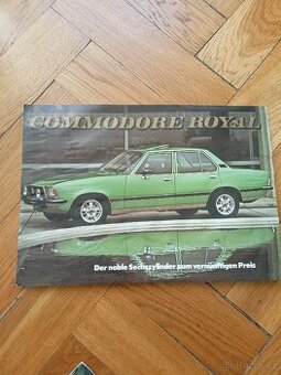 Prospekt Opel Commodore Royal.