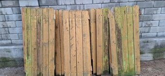 Plaňky Sloupky Trubky Plot Prkna