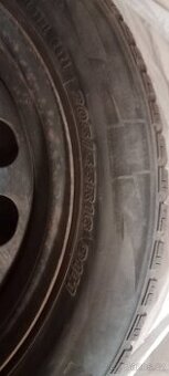 Plechove disky obute na zimakach