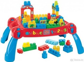 Mega Bloks - Pracovna malého stavitele + 60 dílná stavebnice