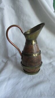 Džbánek, měď´+ dřevo