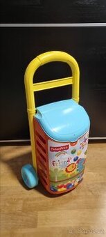 Fisher Price kufřík na kolečkách s kuličkami