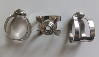 Ligatura ,,Vintage,, alt saxofon 1ks NOVÁ,nikl