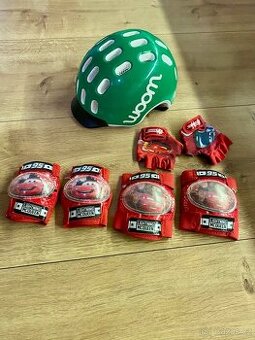 Helma Woom S, sada chranicu, rukavice Cars