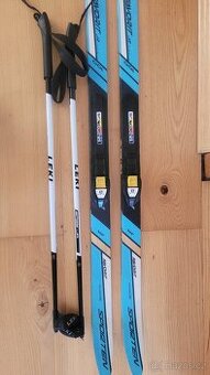 Dětské běžky 100 cm se šupinami vč. SNS vázání a hůlek