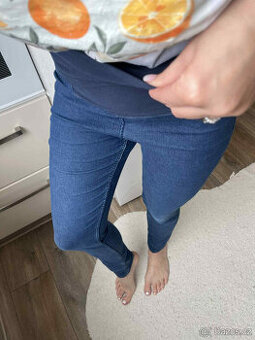 Tehotenske dziny/ eggins znacek H&M, New Lok j.