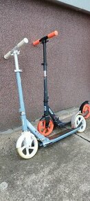 Koloběžka 1ks OXELO MID7 Decathlon světle modrá