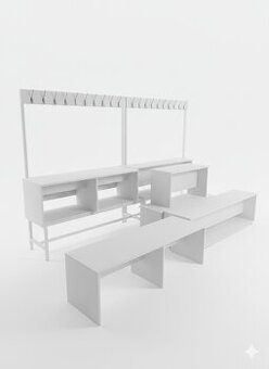 Sportovní nábýtek do šatny