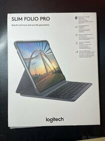 Logitech Slim Folio Pro pouzdro s klávesnicí pro iPad Pro - 1
