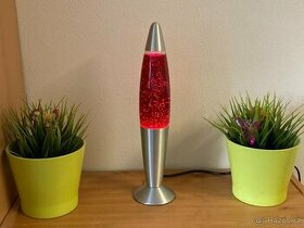 Nová lávová stolní lampa Glitter RABALUX červená